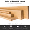 Kids Bunk Beds Double Pine Wooden Bunk Beds With Mattresses 3FT Single Bed Frame