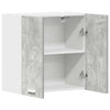 Kitchen Wall Cabinet Concrete Grey 60x31x60 cm Engineered Wood vidaXL