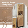 Living Room Storage Organizer Bathroom Cabinet w/Adjustable Shelves