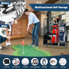 Garage Golf Bag Storage Rack Double Golf Bag Organizer Holder w/ Lockable Wheels