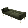 Sofa Bed Sleeper Fabric Love Seat Sofa Couch Sofa Settee for Living Room Green