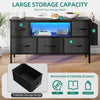 LED TV Stand Cabinet Unit Entertainment Center with 5 Drawers for Living Room