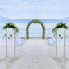Wisfor Wedding Arch Backdrop Stand Balloon Flower Rack Door Prop Garden Frame