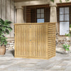 Large Wooden Double Wheelie Bin Store for 2 Bins Outdoor Garden Sheds Enclosure