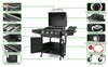 Deluxe Gas BBQ Grill Stainless Steel 4 Burner + 1 Side Outdoor Barbecue