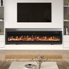 80" Electric Fireplace 3-IN-1 Insert / Wall / Freestanding 9 Colors LED Flame UK