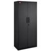 VEVOR Metal Storage Cabinet w/ 3 Keys Adjustable Shelves & Magnetic Door Black