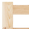 Bed Frame Solid Pine Wood 90x200 E9Z4