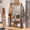 Heavy Duty Clothes Rack Rail Garment Stand Adjustable Shelves Portable Organizer
