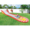 Racing Fun Slide Inflatable Water Outdoor Lane Slip