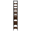 Bookshelf Brown Oak 155.5x24x166.5 cm Engineered Wood