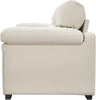 Italians 2/3 Seater Sofa Couch Settee Padded Arm Seat Furniture, Beige