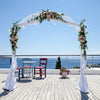 Extra Large Arch Wedding Backdrop Stand Metal Garden Arbor Shelf w/ Stable Base