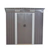 Panana Metal Garden Shed Storage Sheds Heavy Duty Outdoor Organiser4/6/8/10ft