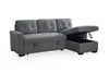 Brand New Universal Grey Corner Sofabed with Storage and Large Sleeping Area