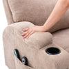 Power Lift Chair Electric Riser Heated Armchair Massage Cinema Recliner Beige