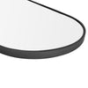 Wall Mounted Full Length Mirror Arch Metal Frame Bedroom Dressing Room Mirrors