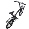 Folding Bicycle 20 Inch Bikes for Adults 7-Speed Variable Foldable City Bicycle