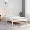 Bed Frame Solid Wood Pine 100x200 cm