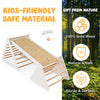 Toddlers 3 in 1 Climbing Toy Set 3 Piece Triangle Ladders and Ramp Sliding Toy