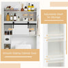 Over The Toilet Storage Cabinet Bathroom Organizer Toilet Rack-White