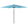 Garden Parasol with Steel Blue 288x288x225 H0H8