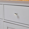 Kitchen Island Rolling Storage Cabinet Trolley Cart Shelves Cupboard &Towel Rack