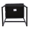PU Bar Stools Kitchen Counter Stools Breakfast Bar Chairs Metal Frame & Footrest