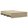 Sonoma Oak Bed Frame 120 x 200 in Multilayer T4T0