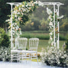 Heavy Duty Metal Garden Arch Archway Gate Plants Rose Wreath Wedding Stand Event