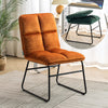 2x Velvet Dining Chairs Accent Home & Restaurant Living Room Folding Lounge Seat