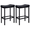 Bar Stools Set of 2 Breakfast Bar Stool Kitchen Stools Bar Chair 42 x 30 x 63 cm