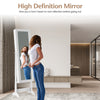 Mirrored Jewelry Armoire Bedroom Standing Jewelry Cabinet Storage Organizer