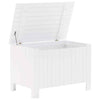 Storage Box with Lid RANA White 80x49x54 Solid Wood Pine Z4H8