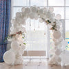 Large Arched Door Wedding Arch Background Flowers Balloons Stand Metal Frame