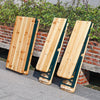 Folding Wooden Beer Table and Bench Set Garden Outdoor Bistro Bench Desk Chairs