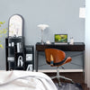 Industrial Computer Desk with 2 Drawers 112cm Study Writing Table Laptop PC Desk