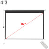 Motorised Electric Projector HD Screen Home Cinema HD DVD 16:9 + Remote Control