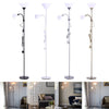 Tall Domed Lampshade Floor Lamp Standard Free Standing Living Room Home Light UK