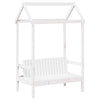 Day Bed and Set with Roof White 80x200 Solid Wood Pine P6H1
