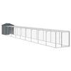 Gecheer Chicken Run Cage Chicken Coop Enclosure Hen Poultry House Cage I0G8