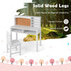 Kids Desk and Chair Set Wooden Children Study Table &Chair Writing Table Set