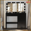 Dressing Table Large Mirror with Lights Makeup Vanity Set Desk Organizer Dresser