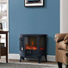 Panoramic Effect Electric Fire 1800W Heater LED Flame Log Burner Fireplace Stove