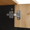Modern 140cm Sideboard Cabinet Storage Unit with LED Lights and Glass Doors