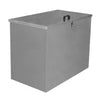 Galvanised Feed Bins Large Storage 64L 3 Compartments Metal Waterproof Outdoor