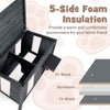 Weatherproof Wooden Outside Condo Feral Cat House w/ Foam Insulated