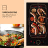 Induction Hob 30cm 2 Ring Glass Ceramic Electric Double Induction Range Cooker