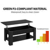 Lift Top Coffee Table, Lifting Tabletop Center Table with Hidden Storage, Black