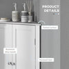 Corner Bathroom Cabinet Freestanding Bathroom Storage Unit W/ Adjustable Shelf